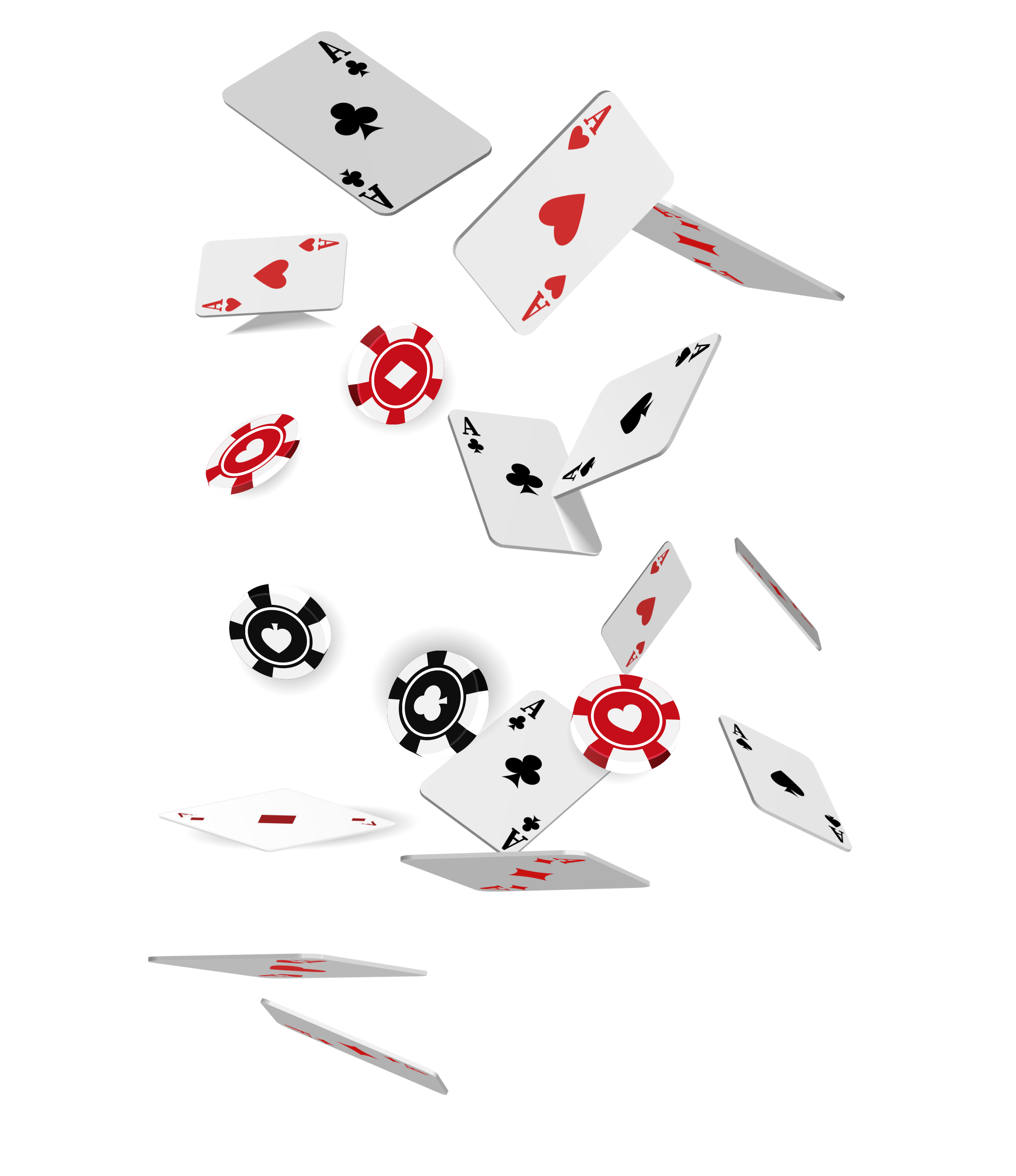 cards and poker chips